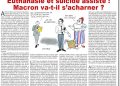 Euthanasie et suicide assisté : Macron va-t-il s’acharner ? – Rivarol