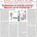 Euthanasie et suicide assisté : Macron va-t-il s’acharner ? – Rivarol