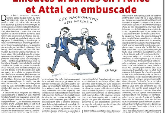 Emeutes urbaines en France et Attal en embuscade – Rivarol