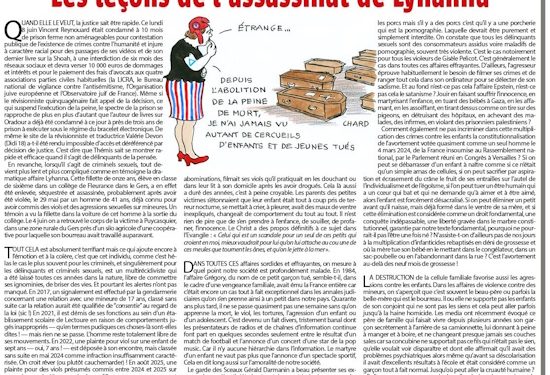 Les leçons de l’assassinat de Lyhanna  – Rivarol