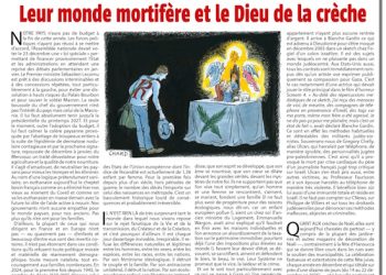 Leur monde mortifère et le Dieu de la crèche – Rivarol