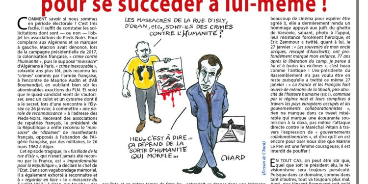 Rivarol : Macron utilise la Mémoire pour se succéder à lui-même !