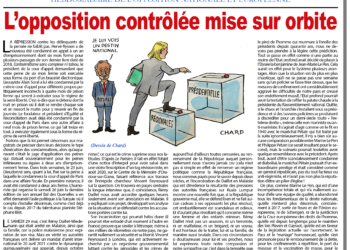 L’opposition contrôlée mise sur orbite