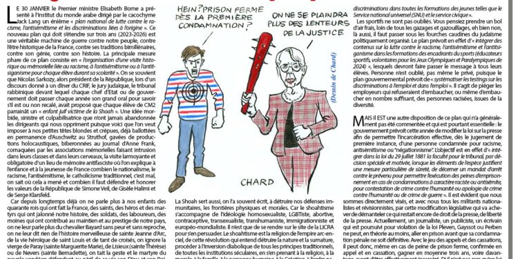 “Plan contre le racisme et l’antisémitisme” : la guerre contre notre peuple s’intensifie !