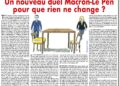 Rivarol : Un nouveau duel Macron-Le Pen pour que rien ne change ?