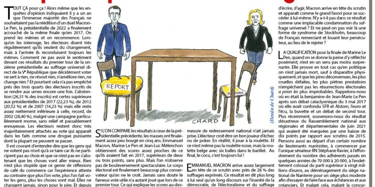 Rivarol : Un nouveau duel Macron-Le Pen pour que rien ne change ?