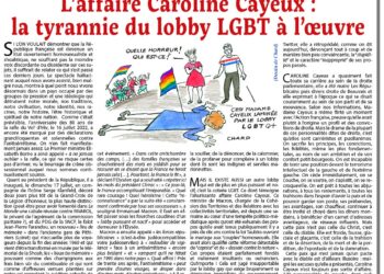 Rivarol : L’affaire Caroline Cayeux : la tyrannie du lobby LGBT à l’œuvre