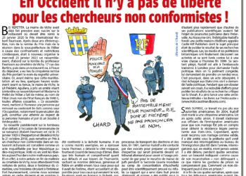 En Occident il n’y a pas de liberté pour les chercheurs non conformistes !