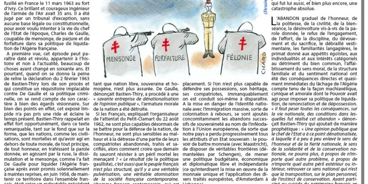 1963-2023 : soixante ans de mensonges