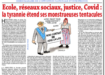 Ecole, réseaux sociaux, justice, Covid : la tyrannie étend ses monstrueuses tentacules
