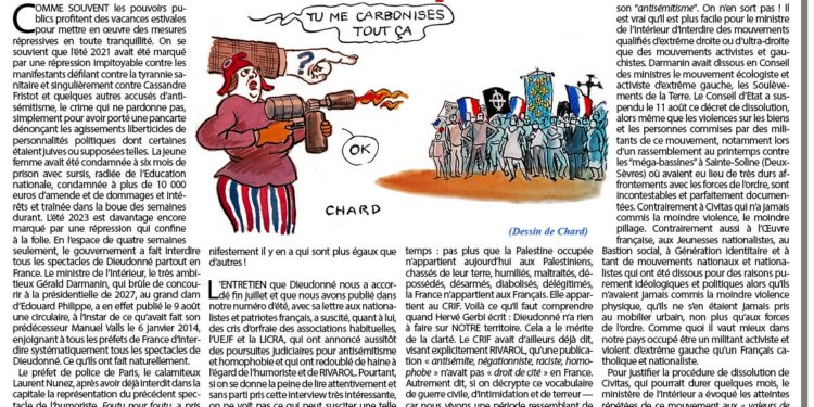 Dissolution de Civitas, interdiction de Dieudonné, cabale contre Médine : la tyrannie est en marche