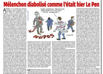 Mélenchon diabolisé comme l’était hier Le Pen