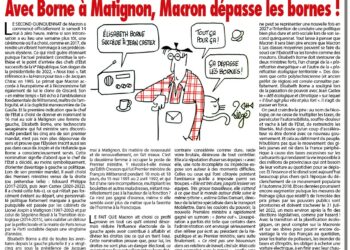Rivarol : Avec Borne à Matignon, Macron dépasse les bornes !