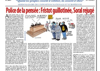 Police de la pensée : Fristot guillotinée, Soral rejugé