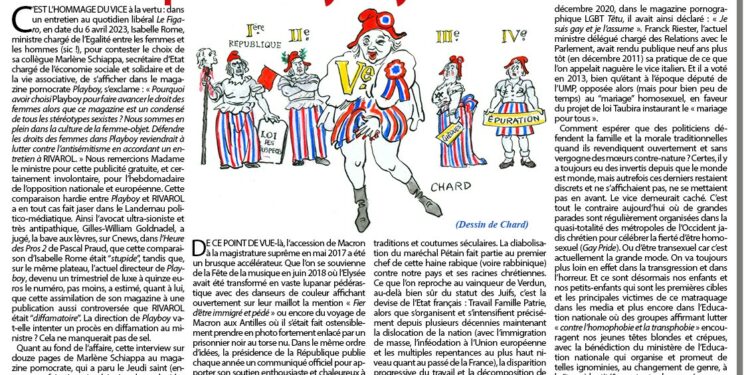 Le ministre Isabelle Rome compare Playboy à RIVAROL !