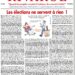 Les élections ne servent à rien !