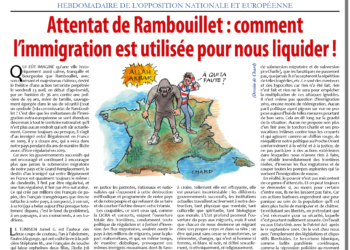 Attentat de Rambouillet : comment l’immigration est utilisée pour nous liquider !
