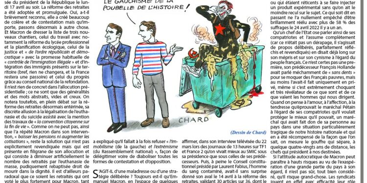 Macron l’autocrate droit dans ses bottes !