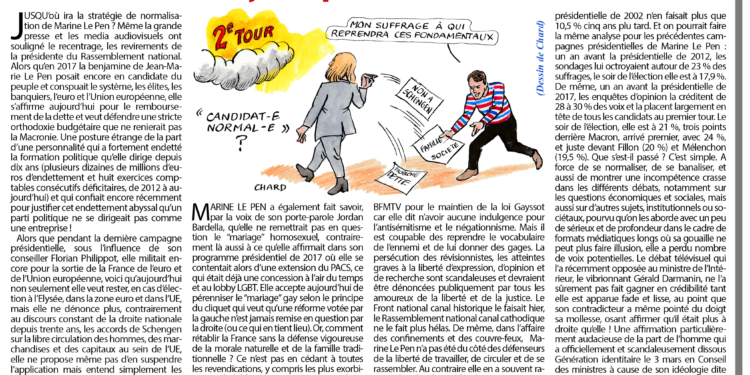 Marine Le Pen toujours plus loin dans la normalisation