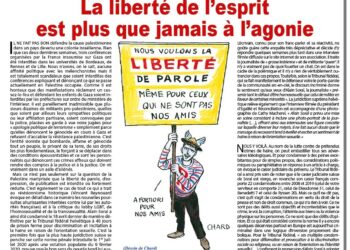 La liberté de l’esprit est plus que jamais à l’agonie