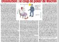 Dissolution : le coup de poker de Macron