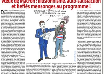 Vœux de Macron : illusionnisme, auto-satisfaction et fieffés mensonges au programme !