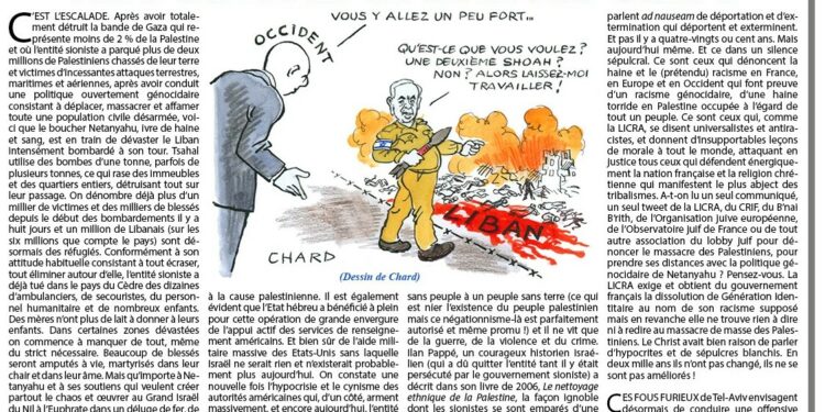 Le boucher Netanyahu va-t-il faire du Liban un nouveau Gaza ?