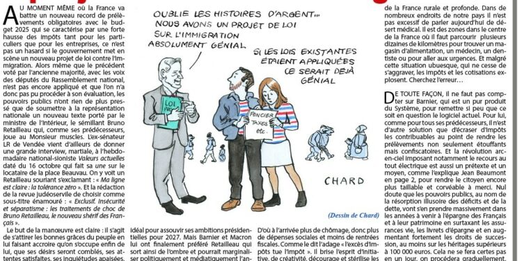 Explosion des impôts et projet de loi sur l’immigration