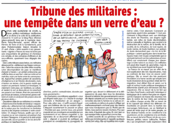 Tribune des militaires : une tempête dans un verre d’eau ?