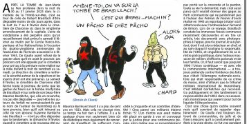 Rivarol : Après la tombe de Le Pen, c’est au tour de celle de Brasillach d’être profanée !