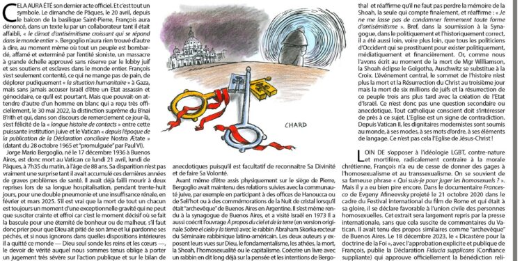 Rivarol : Jorge Mario Bergoglio (1936-2025) : un désastre continu et absolu