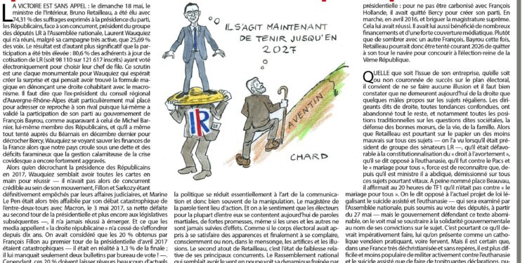 Rivarol : Victoire éclatante de Bruno Retailleau à la présidence de LR : oui, mais pour quoi faire ?