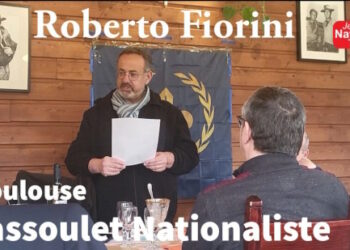 JNTV : Roberto Fiorini (T&P) au VIIIe Cassoulet nationaliste à Toulouse
