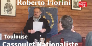 JNTV : Roberto Fiorini (T&P) au VIIIe Cassoulet nationaliste à Toulouse