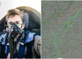 Covid-19 : un pilote allemand dessine une seringue géante dans le ciel germanique