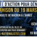 Contre la trahison du 19 mars 1962 et l’insulte de Macron à l’armée – Isère – 19 mars 2021