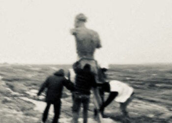 Une statue d’Ulysse sortant des flots aux Sables d’Olonne