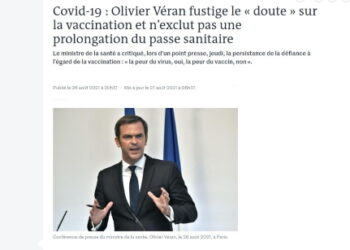 « Vaccins Covid-19 » : les mensonges de Pfizer, du gouvernement et des médiats sur l’efficacité contre la transmission virale