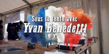 Sous la tente de Kontre Kulture avec Yvan Benedetti